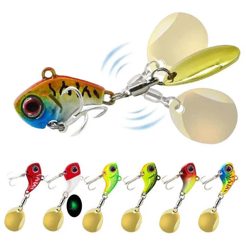 Topwin 16g Spinning Metal Vib Vibrating Lure Sinking Fishing Lure